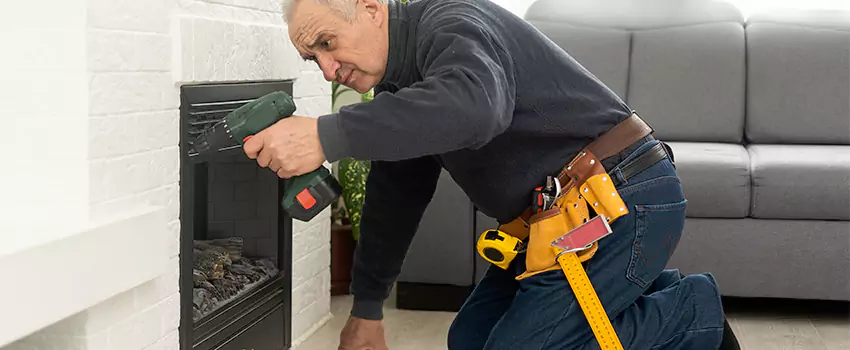 New Indoor Fireplace Installation in Horizon City, Texas