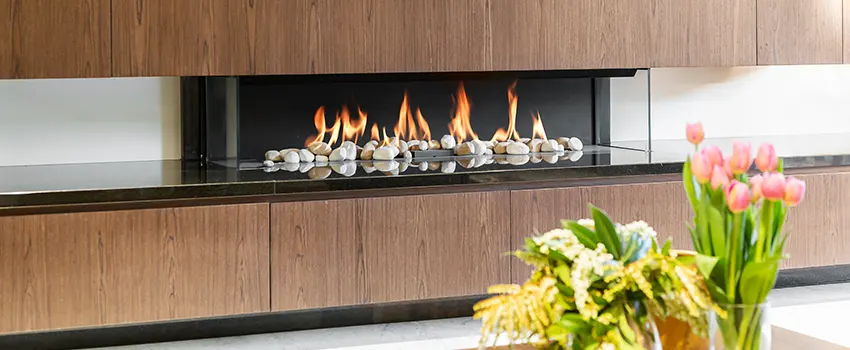 Double-height Fireplace Design Refurbishment in Horizon City, Texas